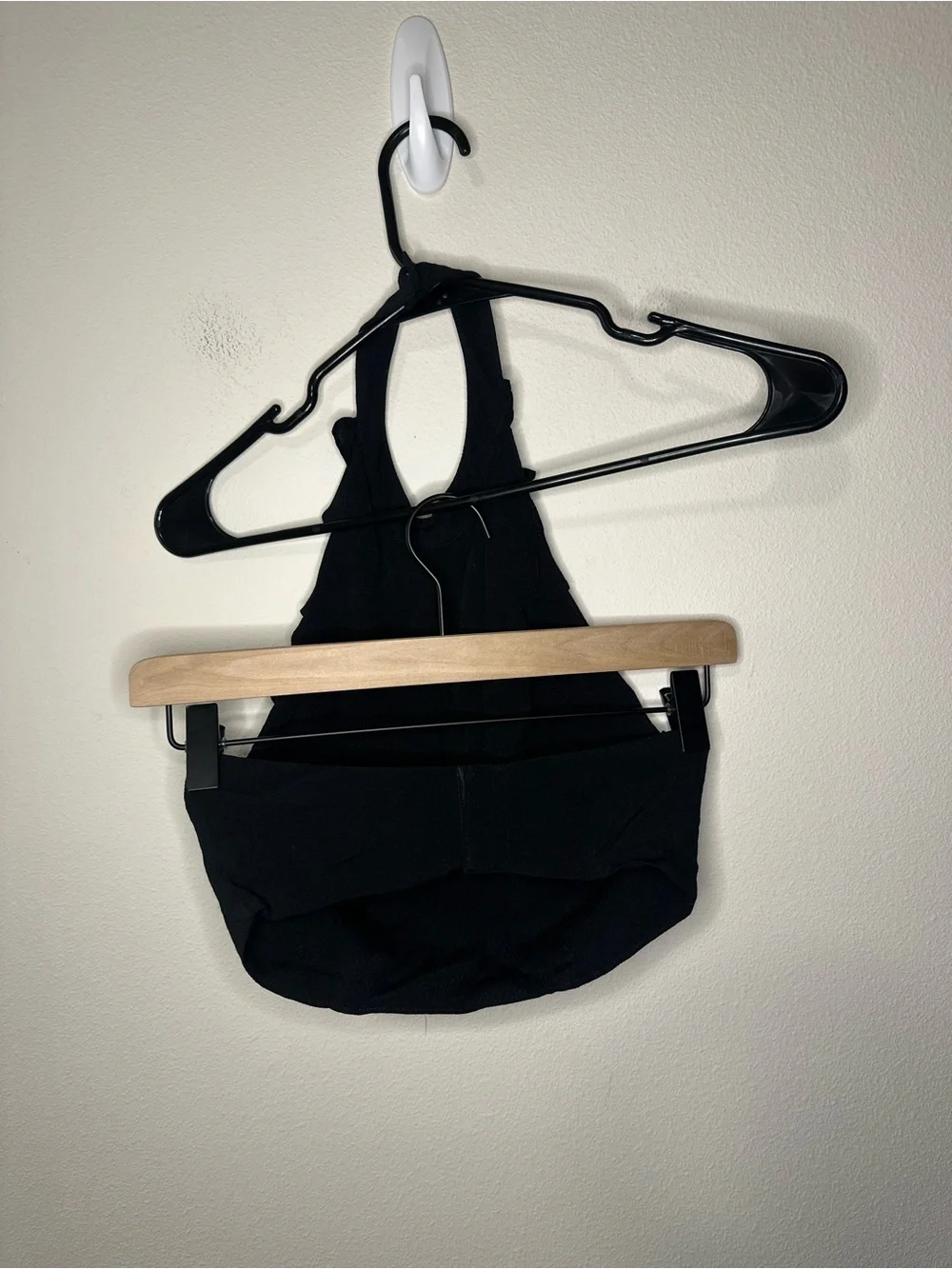 For Love & Lemons Mockingbird Ruffle Crop Top Black size XS - Picture 4 of 7